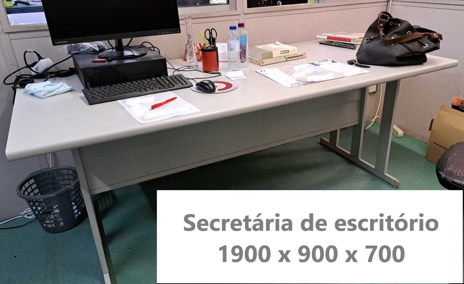 Secretária de escritório 1900x900x700 (bom estado)