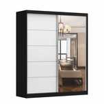 Szafa BELLA 03 180cm z lustrem, Przesuwna NOWOCZESNY DESIGN