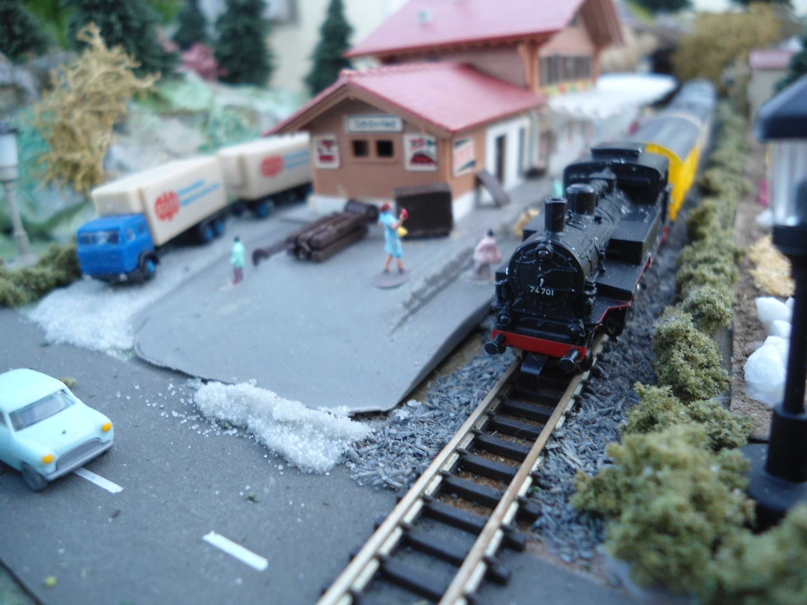 1:220 Maqueta completa escala Z Comboio miniatura