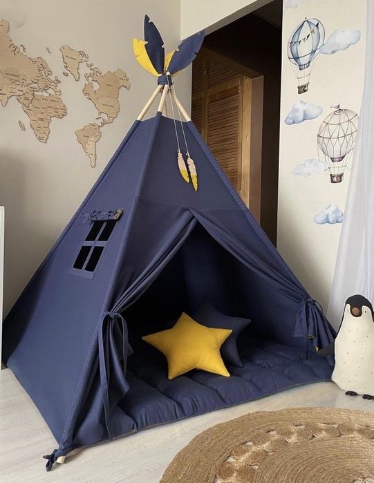 Вігвам однотонний дитячий. Намет. Халабуда . Палатка.