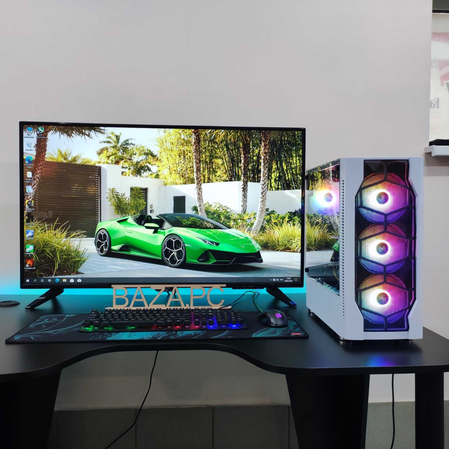 Игровой Компютер ПК Intel i5-6500, RX 570 4GB, 16GB DDR4, SSD 500GB