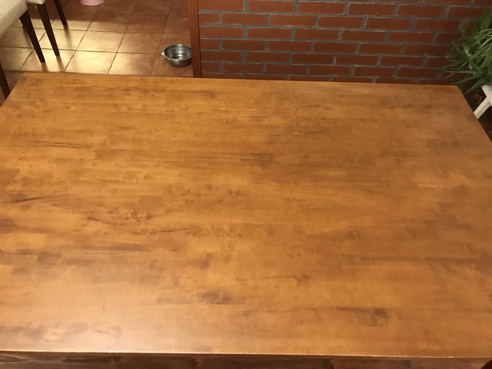 Stół z drewna egzotycznego 160x100