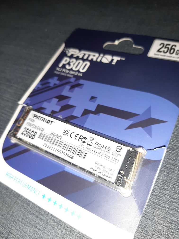 NOWY Dysk Patriot P300 256GB M.2 PCIe