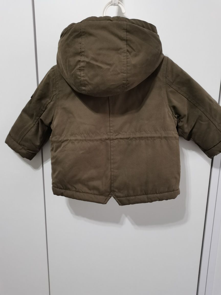 Kurtka C&A 68 + czapka i rękawiczki