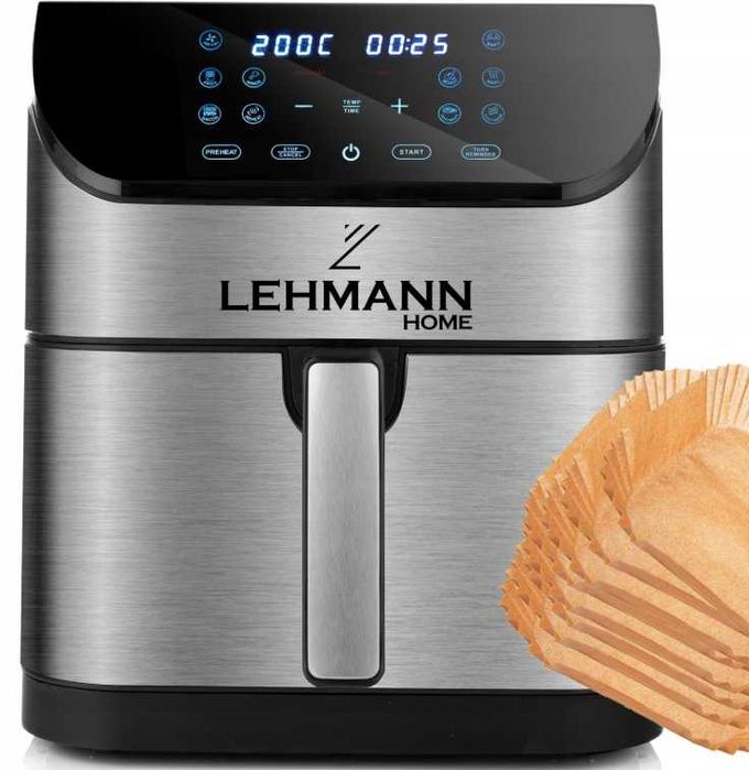 NOWA Frytkownica Beztłuszczowa Air Fryer 8L 1800W LCD 12 Programów