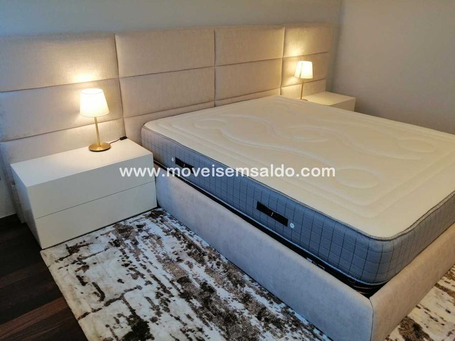 Cama de Casal Estofada - Fabricamos todas medidas, materiais e cores