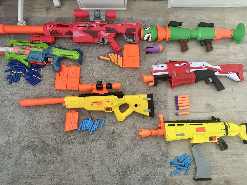 Nerf zestaw lub pojedyncze sztuki