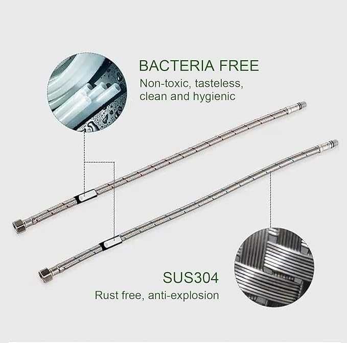 Nowa Bateria kuchenna Kran obracany o 360° ze stali nierdzewnej G3/8