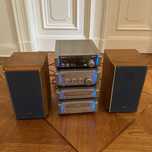 Wieża Technics SE-HD 55 wzmacniacz glosniki cd tuner stereo rds Japan