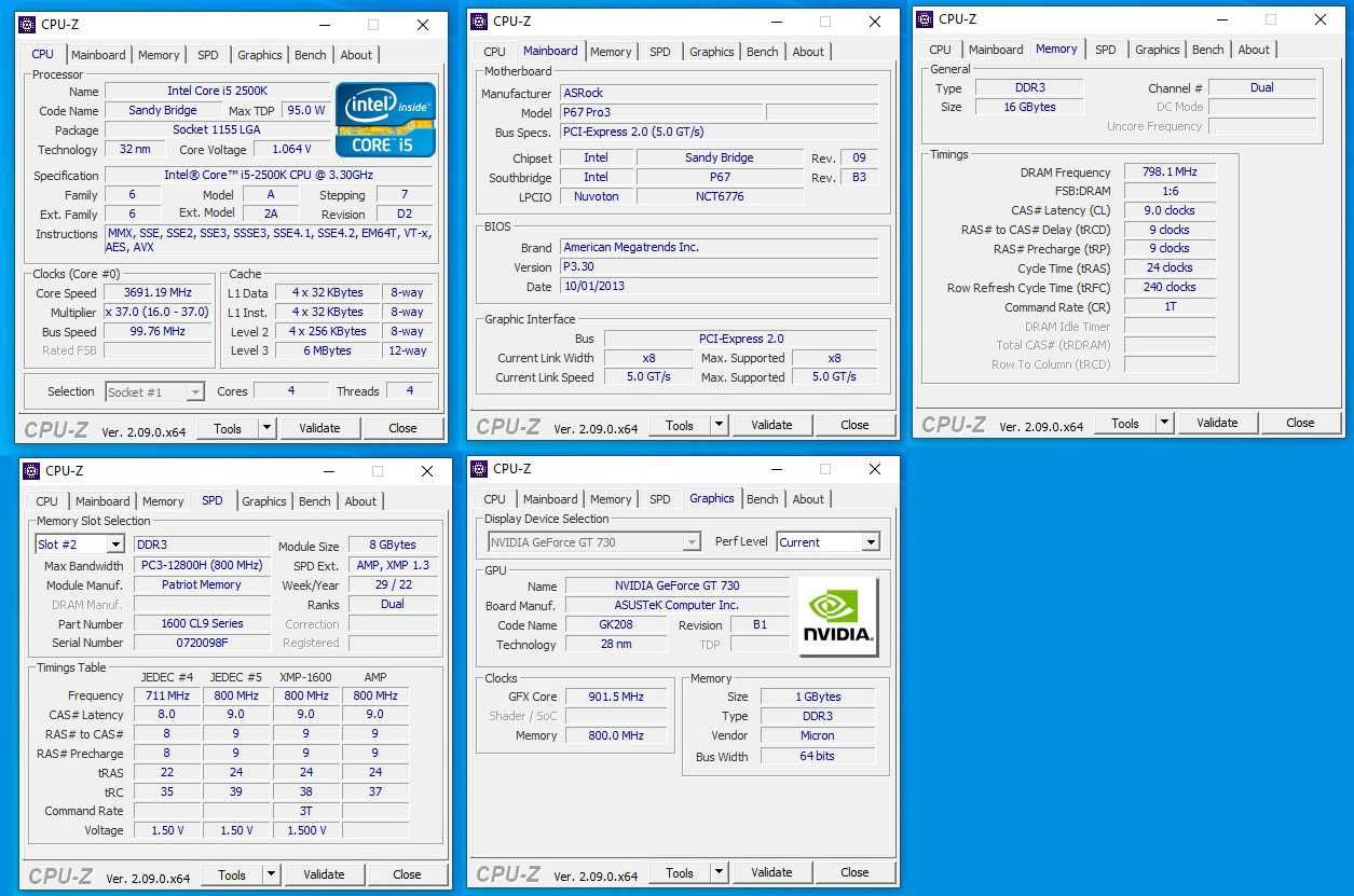 Komputer zestaw kultowy i5 2500k + Asrock P67 Pro3