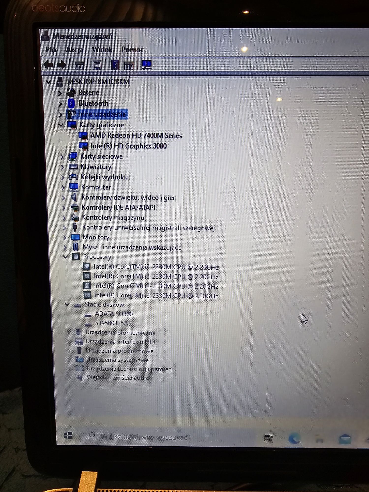 HP pavilon dv6 działa
