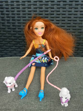 Lalka Barbie z pieskami