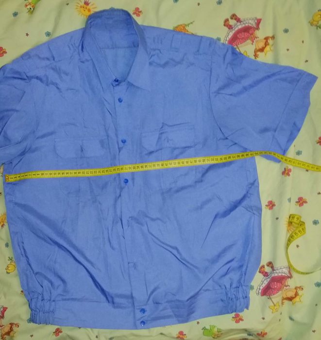 Спецодяг для охоронника: Костюм темносинього кольору, Рубашки блакитні