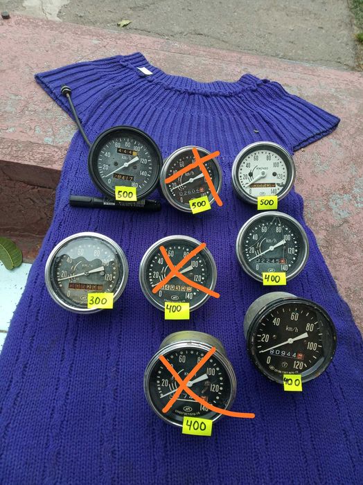 Мото спідометр Восход,Мінськ,МТ,К-750,Іж Планета/Юпітер 1-5