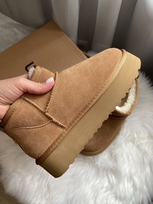 Угги Ugg Ultra Mini Platformi 3,5cм повністю натуральні
