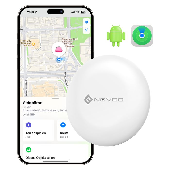 NOVOO Smart Tag Mini Item Tracker gps метка трекер поиск вещей маячок