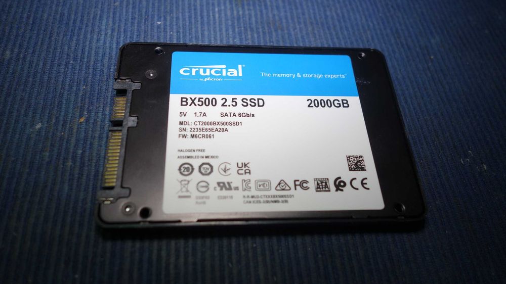 SSD Crucial BX500 2 Tb