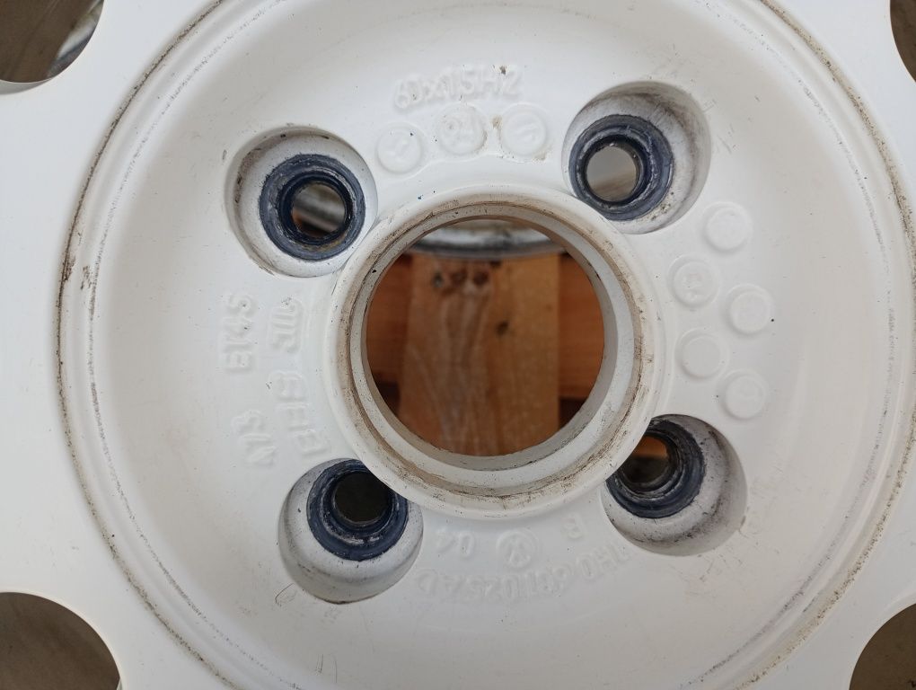 Felgi r15 aluminiowe bbs orginał 6j , Et45 4x100 , 57.1 otwór