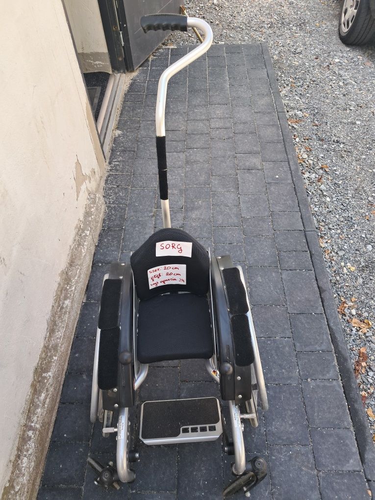 Wózek inwalidzki dziecięcy wozek aktywny sorg 20cm mały