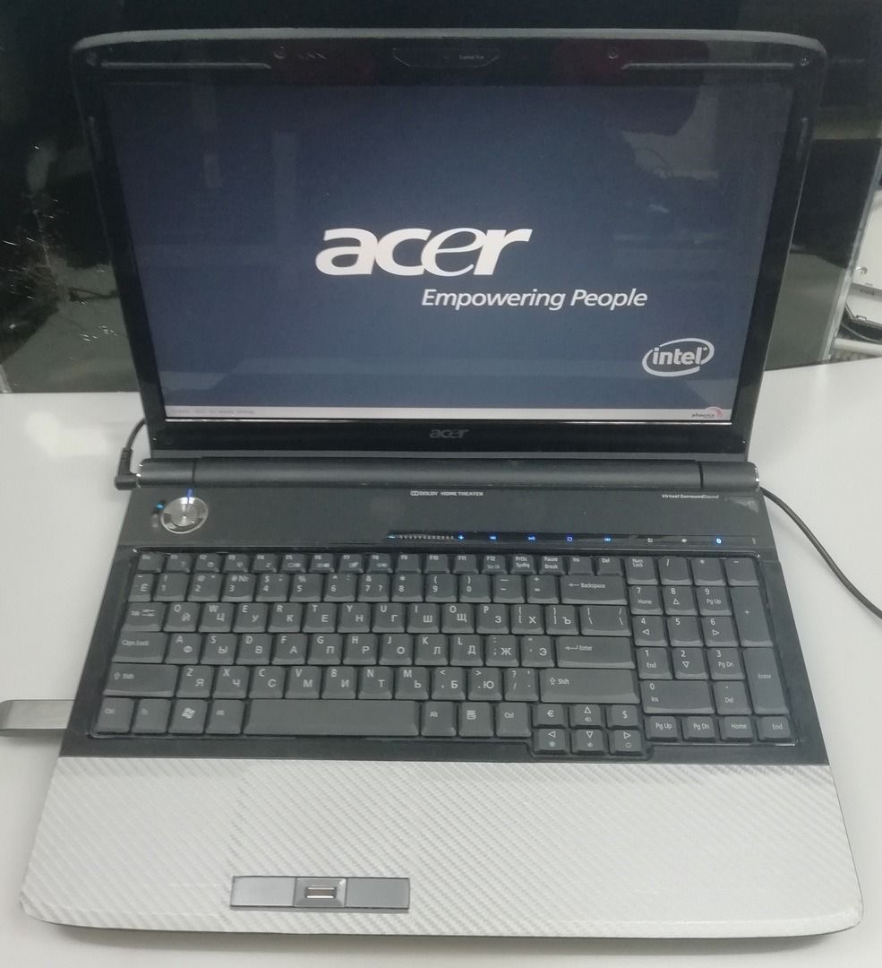 Ноутбук игровой ACER Aspire 6930g с дисплеем 16" на запчасти. Разборка