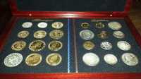Coleção de 24 Medalhas - A moeda portuguesa do Morabitino ao Escudo