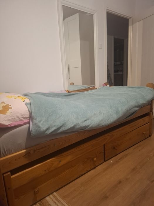 Łóżko podwójne życie z szufladami dla dziecka nastolatka 190