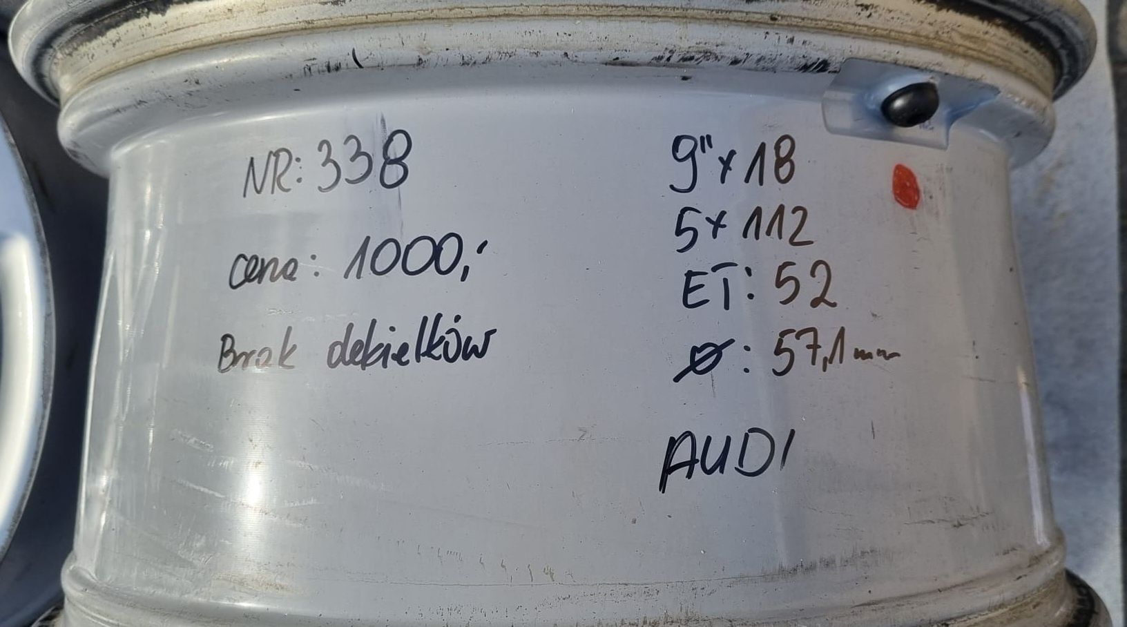 Alufelgi 18" 5x112 Audi