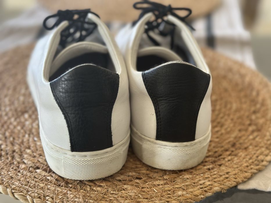 Snikersy męskie z naturalnej  skóry Ahler 42