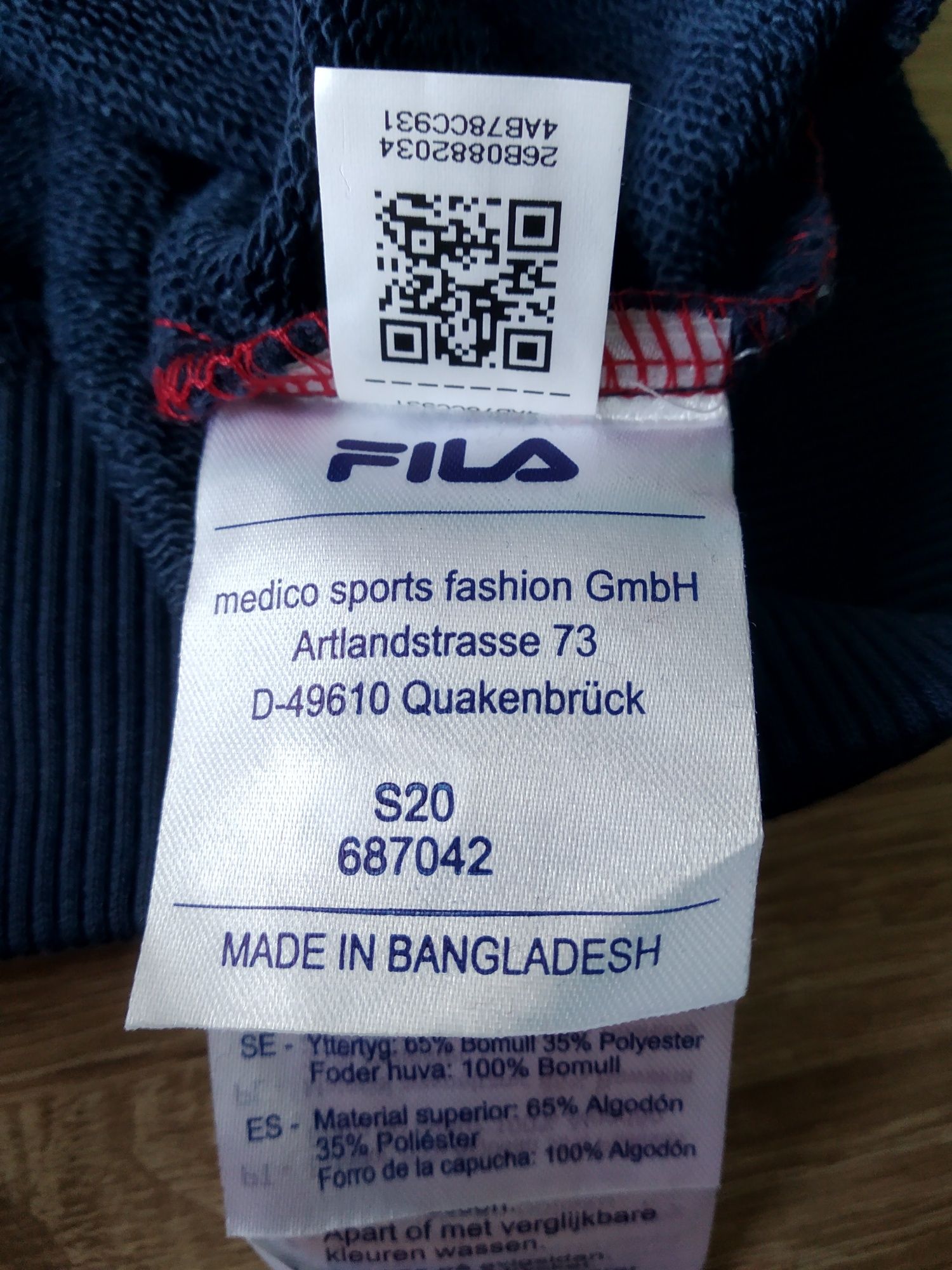 Nowa, oryginalna bluza Fila XS