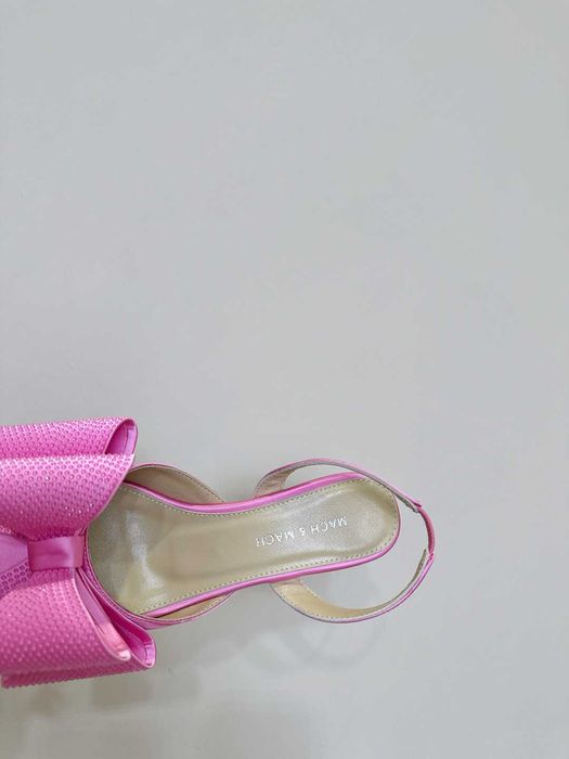 Mach 25ss Butterfly Knot Kot Obcasy Spicy Sandały, Kobiety Obcasy