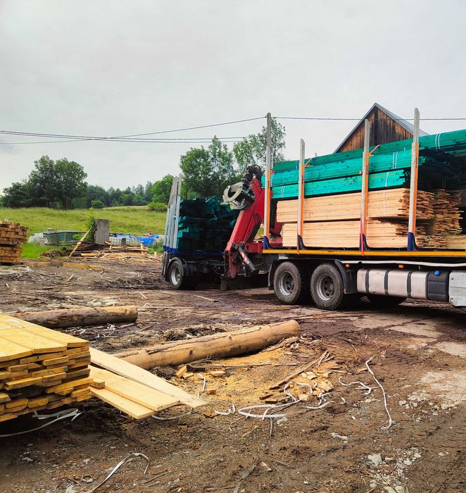 Więźba dachowa deski łaty