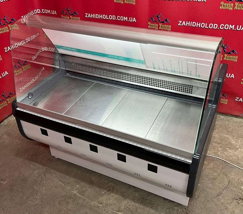 Горизонтальна холодильна вітрина.Вітрина для м'яса. Вітрина Gold