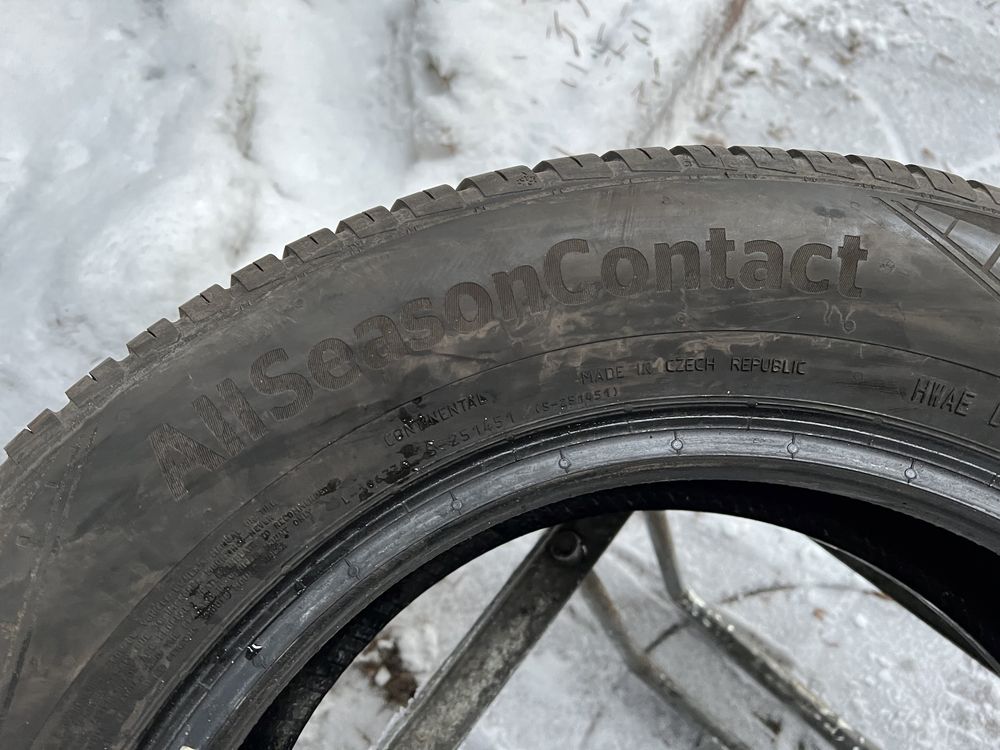 Резина пара всесизонка 195/65 R 15 Continental !!!6,5 mm!!!2020 рік!!!