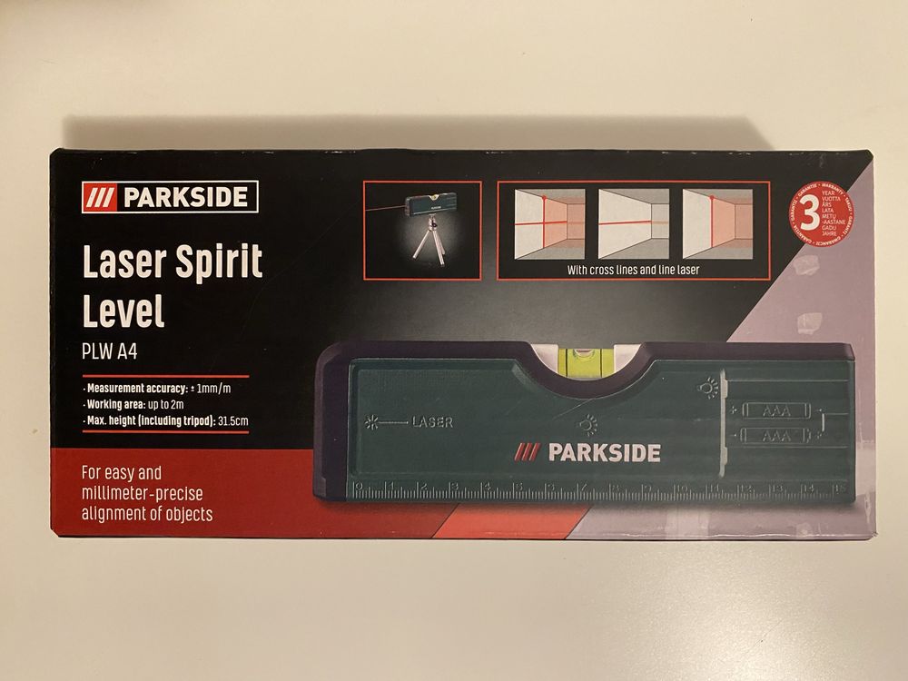 Лазерний рівень Parkside PLW A4