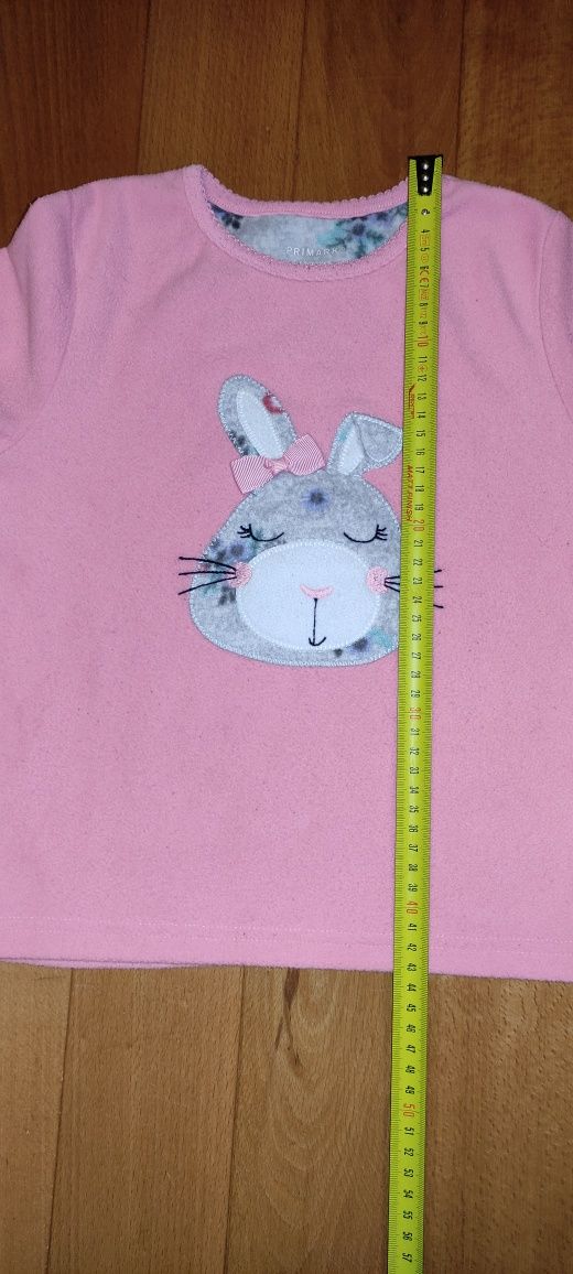 Piżamka polarkowa  z króliczkiem roz. 116