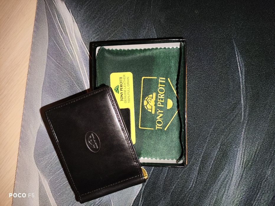 Зажим для купюр кожаный Italico