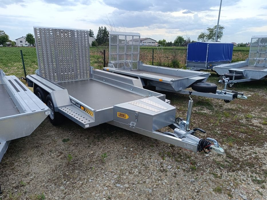 Przyczepa pod minikoparkę 3500kg duża największy wybór w Polsce od ręk