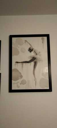 Obraz w ramie baletnica