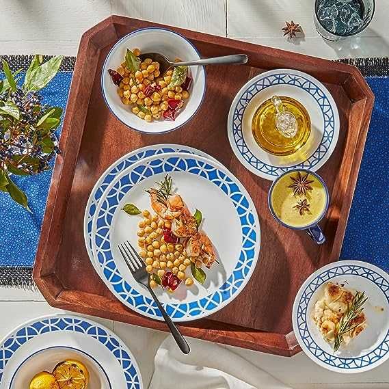 Corelle Vitrelle Conjunto louça 12 peças resistente a quebras * NOVO *