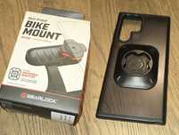Uchwyt Spigen Gearlock MF100 + etui Spigen Galaxy S22 Ultra
