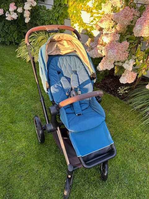Wózek Cybex Priam 2.0 gondola i spacerówka + adaptery do fotelika