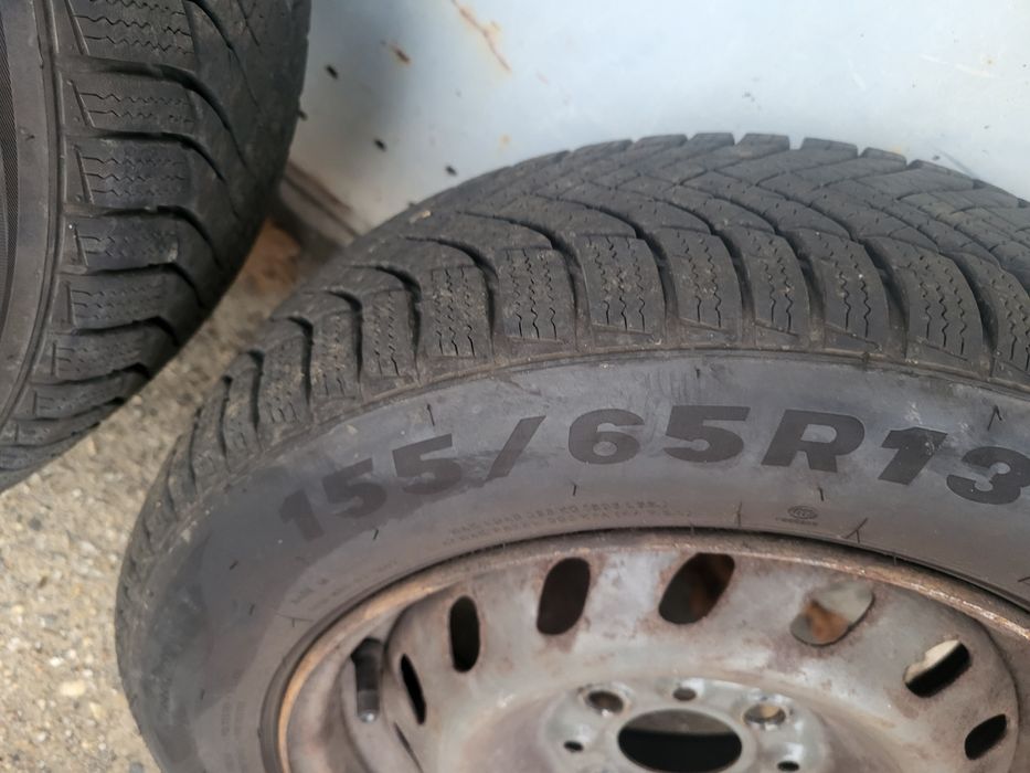 Felgi i opony zimowe 13 cali Fiat Seicento/Cinquecento i inne modele
