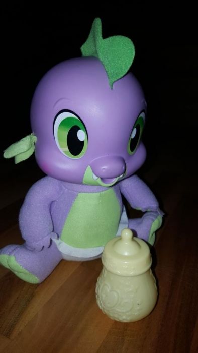 Hasbro Little Pony Spike inteaktyny w idealnym stanie bobas buteleczka