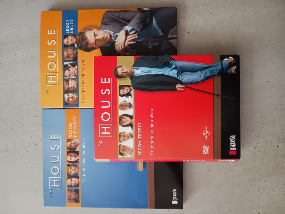 Serial Dr House 1, 2 i 3 sezon na DVD