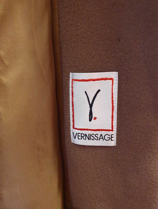 Wełniany płaszcz damski Vintage 40 VERNISSAGE