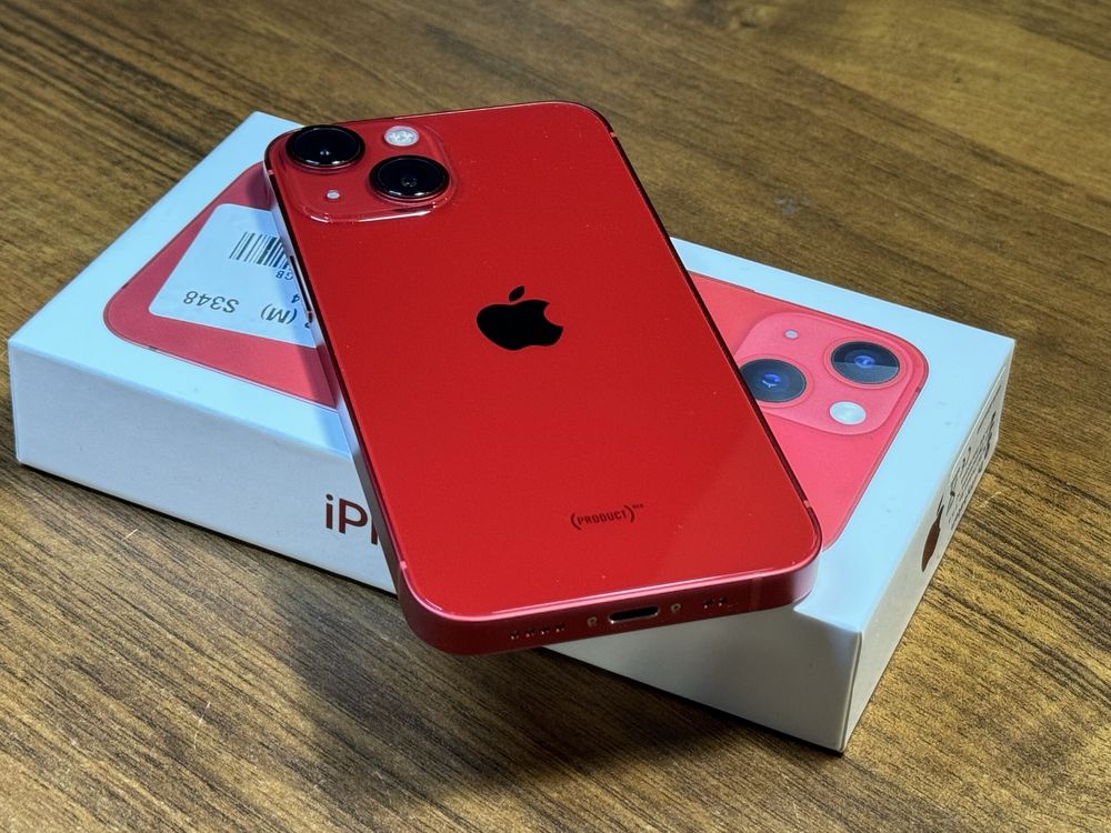 Apple iPhone 13 Mini 128 Red | Stan BDB | Bateria 88%