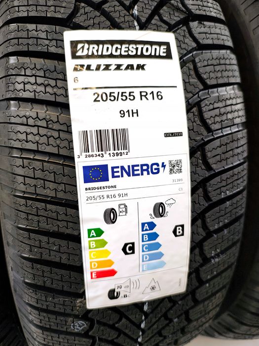 Зима шина Bridgestone Blizzak 6 205/55 R16 91H