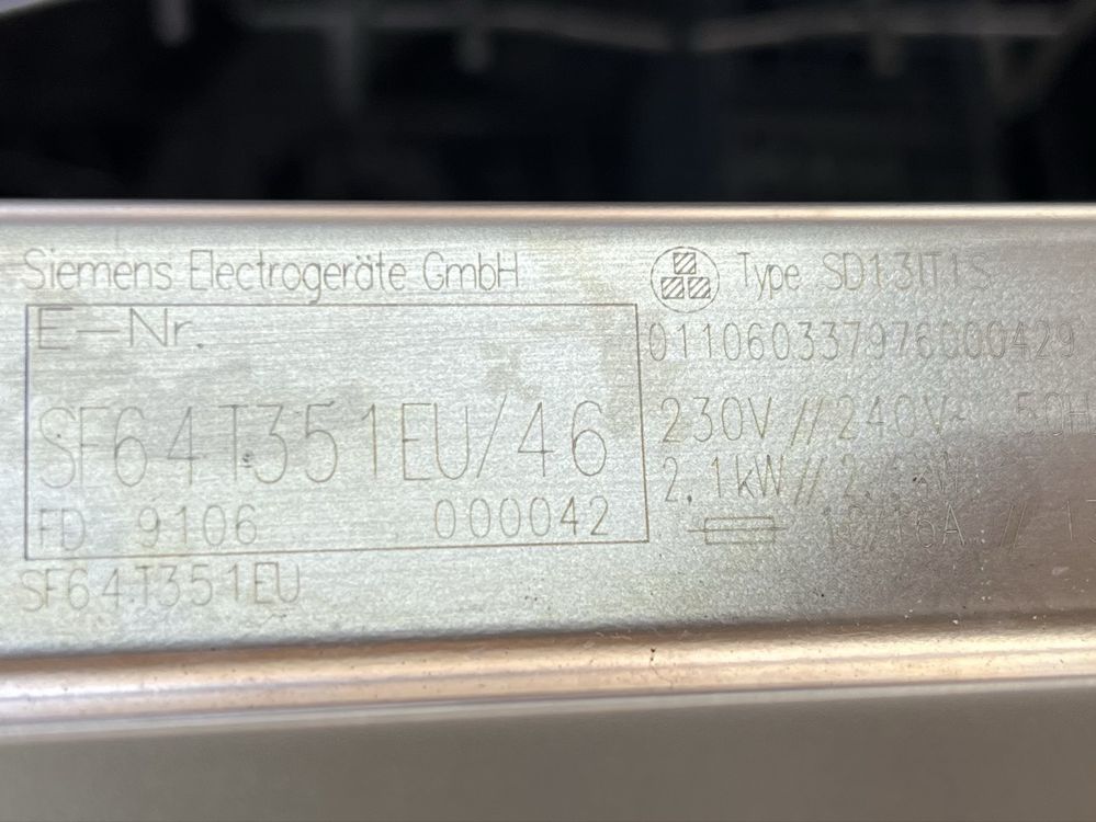 Посудомийка 45 вузька Siemens SF641351EU/46