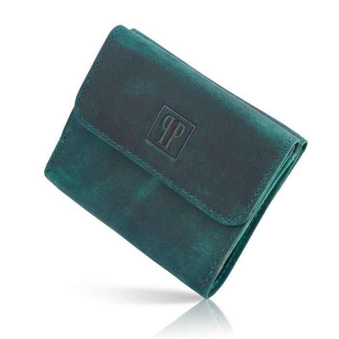 Damska portmonetka zielona portfel Paolo Peruzzi T-11-GR