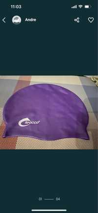 Leacco, силиконовая, универсальная шапочка для плавания